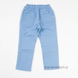 Spodnie chłopięce na gumce niebieskie 013-07/014-07