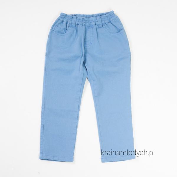 Spodnie chłopięce na gumce niebieskie 013-07/014-07 Ratex