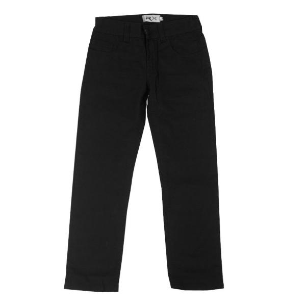 Chłopięce spodnie rurki czarne Rarex 026-14,027-14,051-23