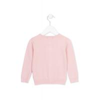 Sweter rozpinany różowy Losan x26-5004AB 