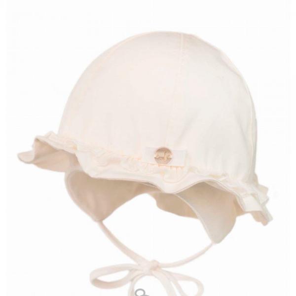 Kremowy niemowlęcy kapelusz Marita Jamiks