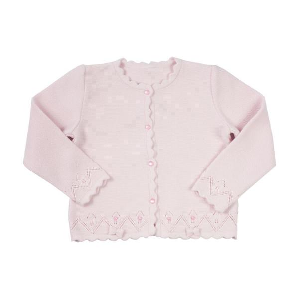 Eleganckie bolerko sweterek różowy Barbaras
