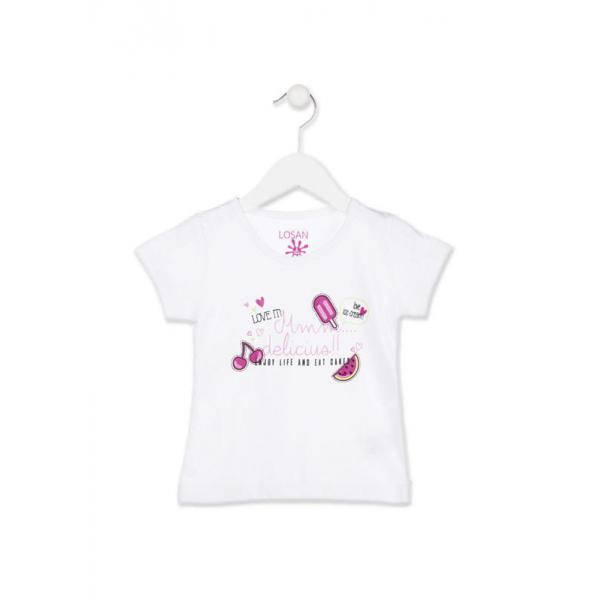 Koszulka dla dziewczynki Losan 816-1301ad