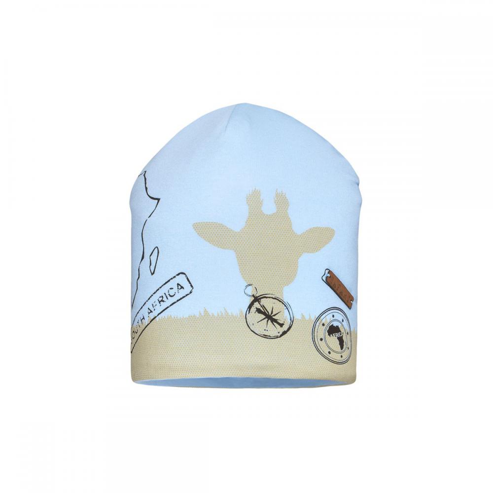 Przejściowa czapka chłopięca niebieski CU57/C  SAFARI  Barbaras