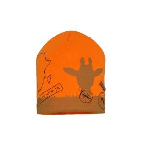 Przejściowa czapka chłopięca pomarańczowy CU57/C  SAFARI  Barbaras
