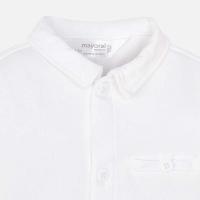 Białe body bawełniane koszulowe 1738 Mayoral