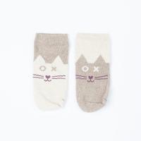 Skarpety (stopki) bawełniane Beżowy Kot